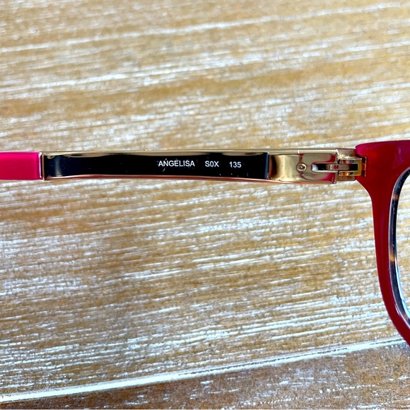 Kate Spade Angelisa Eye Glasses, Tortoise & Pink, S0X 135 - Picture 5 of 11